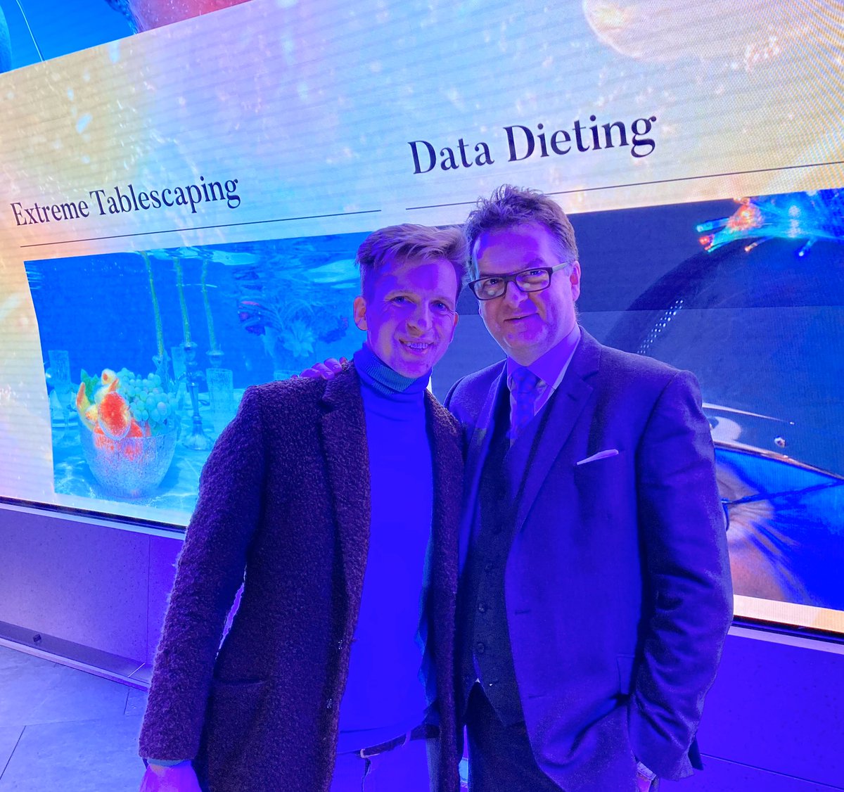 ewanventers's tweet photo. Thank you Sam for a most enjoyable evening to launch the @BompasandParr “Imminent Future of Food Report” & to @SamsungUK for the splendid venue! #IFOF #bompassandparr #future #food #trend #2020 #futureoffood Photo Credit: @ZiaZ https://t.co/l0DNOTJFKA