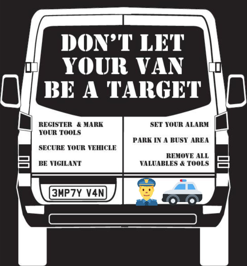 PC_Fulford's tweet photo. Try not to leave your #Tools #Satnavs #Mobiles #Sunglasses and other #Valuable items in your #Van or #Car ๐๐จ #Vehiclecrime #Prevention. Park in a well lit area..Remove Everything...Lock it...Check it...Set the Alarm ๐ Consider Alarm Stickers or a Tracker ๐ฎโโ๏ธ #Redditch #Wythall https://t.co/LRgRt00E1q