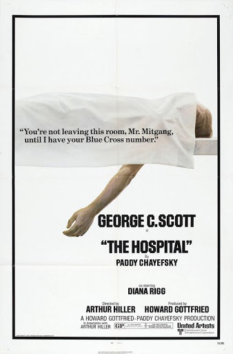 I know "Network" is acknowledged as Paddy Chayefsky's masterpiece of the 1970s. But for my money, his script for "The Hospital"(1971) is every bit as sly, dark, and profound. You'll have a rare opportunity to judge for yourself when it plays <a href="/newbeverly/">New Beverly Cinema</a> on February 29.