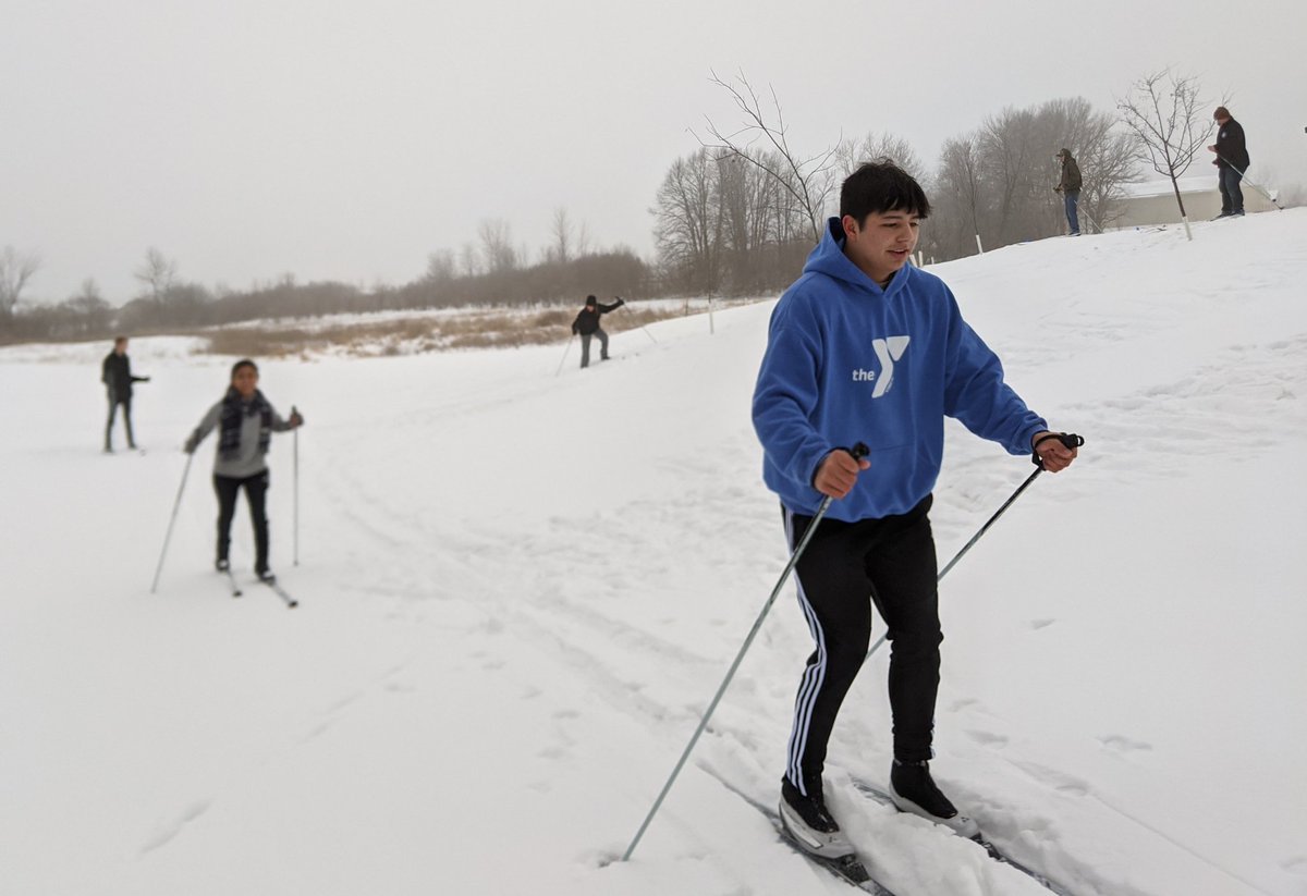 rpittma301's tweet photo. Great couple of days of cross country skiing here at CCHS. Big thanks to Heidi Reams from Floyd County Conservation for teaching us and providing the opportunity. #MakeItHappenCC https://t.co/IzkDqCGq1A