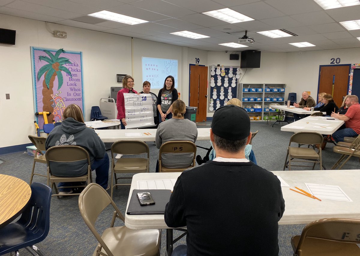 aneill2018's tweet photo. S/O to our 1st grade team for leading a math night for parents! Addition and subtraction strategies to 20. #MathRocks #FirstGradeTribe #PSEsoars https://t.co/oaISPXVImJ