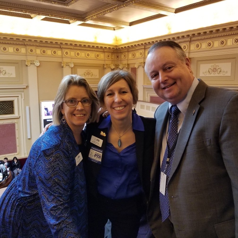 LoudounPTA's tweet photo. We enjoyed spending time with several members of the VA General Assembly this week during #VirginiaPTACapitolDay to share our legislative priorities with them.
#TakeAction4Kids #BeTheVoice #PTYAY #huntdistrictpta #virginiapta https://t.co/HzQJzDQRuf