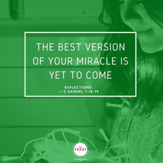 feastValenzuela's tweet photo. But wait, there's more!⠀
---⠀
Sovereign Lord, I am not worthy of what you have already done for me...⠀
Yet now you are doing even more... //2 Samuel 7: 18-19⠀
#YouAReLoved #TheFeast #FeastValenzuela https://t.co/Z8shjimLJZ https://t.co/emGKDKQOeA