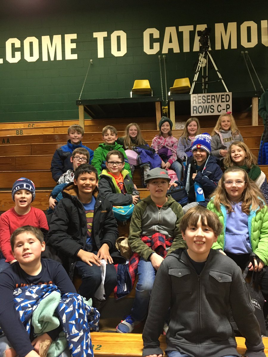 annacarterbpms's tweet photo. Fun day watching the UVM women’s basketball game with our Underhill pen pals! @UVMathletics @barbacon13 @MrsBerniersClas https://t.co/V5MZGdG7A3