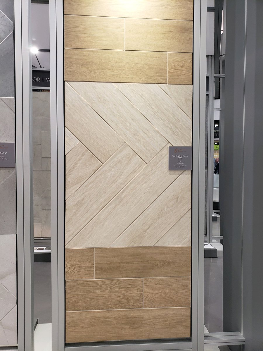 emsertile's tweet image. Spotlight on a few of our new wooden inspired tiles on display here at @TISEevents! #TISE2020