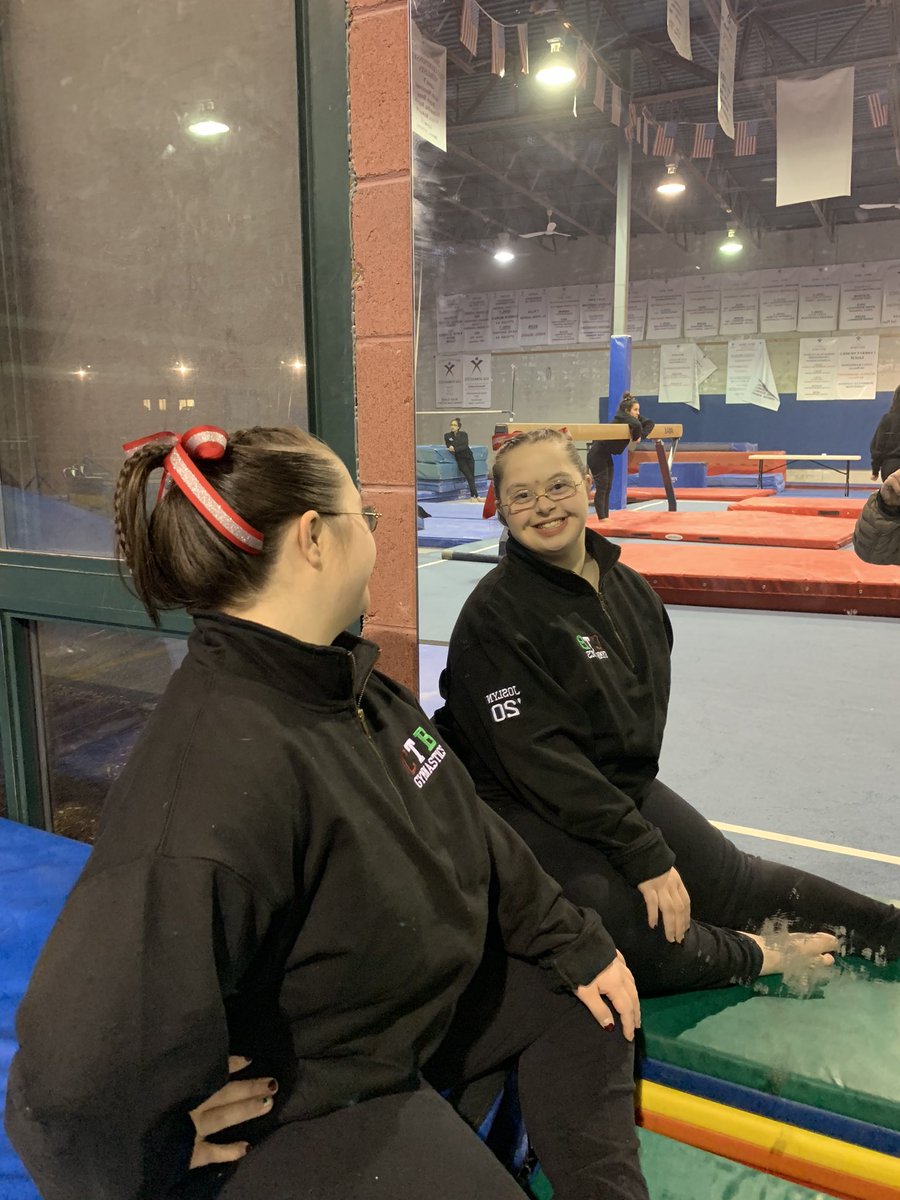 Gymnastics senior night. Super proud of Gillian and her floor routine! #tpsprepares