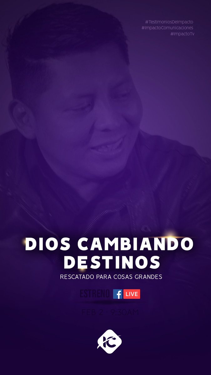 En nuestros #TestimoniosDeImpacto tendremos al Hno. Andrés Jarupia, que relatará la historia de como en una tribu indígena fue seleccionado para convertirse en sacerdote del mal. ¡No te lo pierdas!  #ImpactoComunicaciones #ImpactoTV