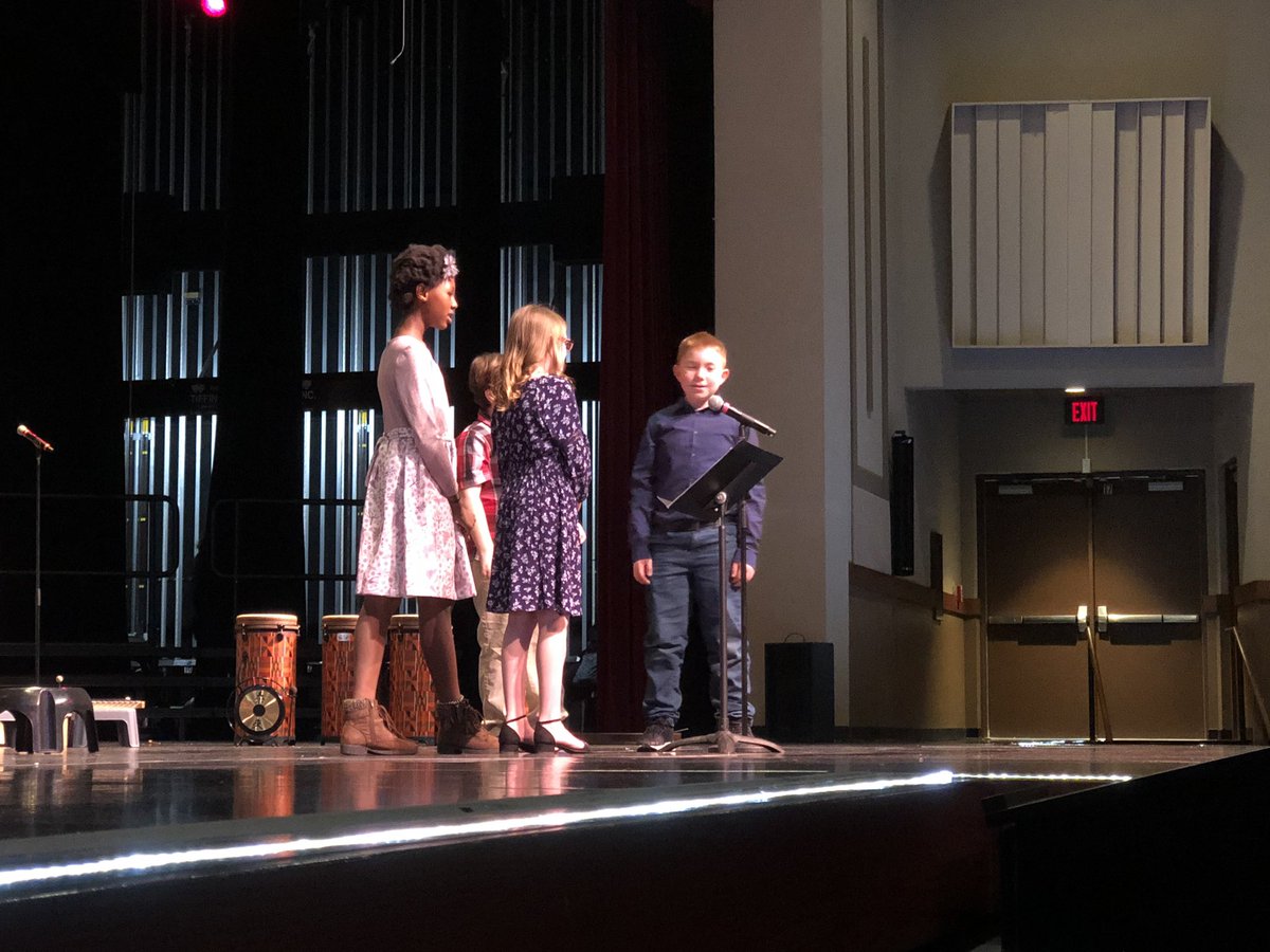 Outstanding performance by our 4th grade students tonight! Impressive compilation of song, dance, movement, and instruments! Way to go @MsKuszekMusic <a href="/MrsSpicerMusic/">Mrs Spicer's Music</a>!