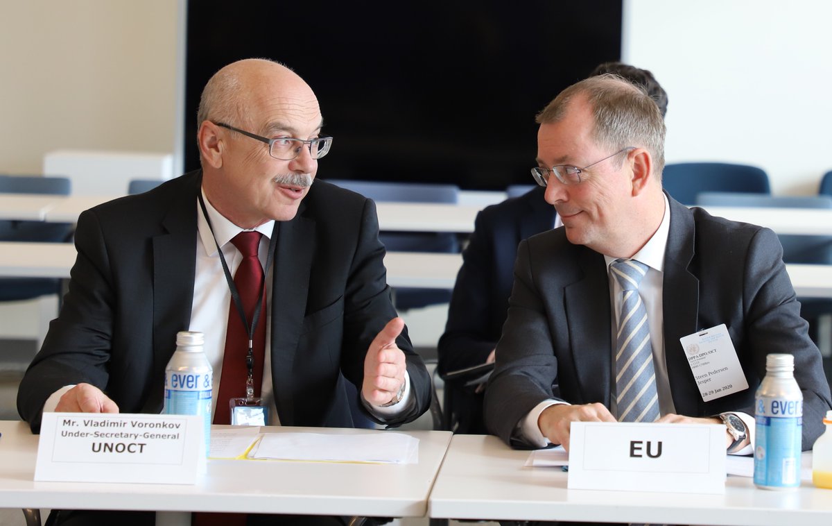 At a joint workshop, EU and UN strengthened collaboration and shared lessons on monitoring and evaluation of CT and PCVE projects. USG Voronkov stressed the importance of #measuringimpact as new terrorist threats require adaptable and effective responses.
