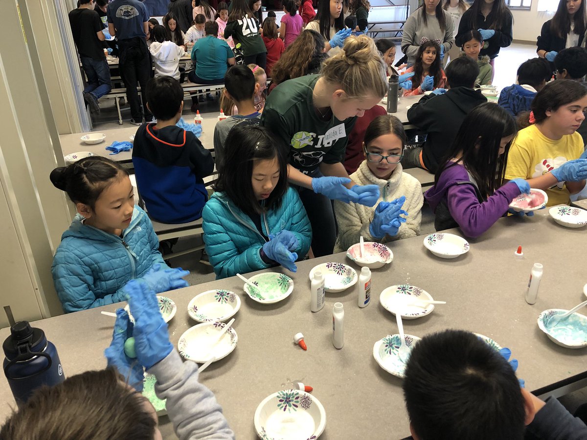 viner_jayne's tweet photo. Learning priciples of compounds while  making bouncey  balls and bath bombs with Leigh HS science club  #carltonusd #usdlearns https://t.co/aCLaPECXp4