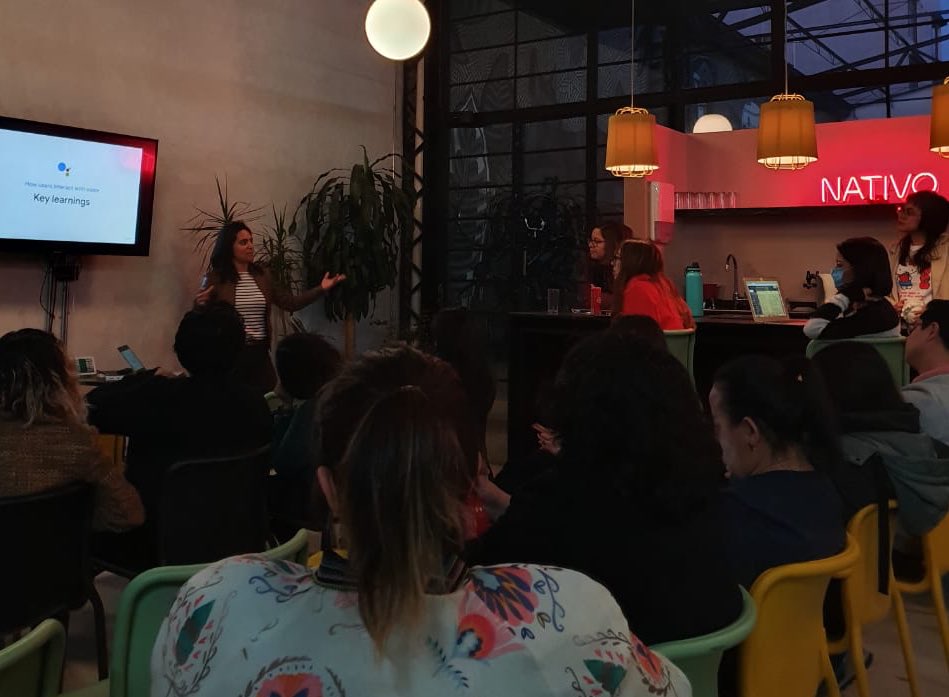 nativocompany's tweet photo. Ya empezamos el @WomeninVoicemx, con nuestra invitada @LaKariAlarcon de @googlemexico. 🙌🏻 https://t.co/ZYnt5gJSGB