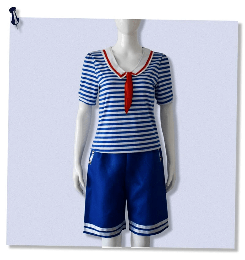 CosplayHeadShop's tweet photo. STRANGER THINGS SCOOPS AHOY ROBIN/STEVE HARRINGTON COSPLAY COSTUME

#StrangerThings #scoopsahoy #steveharrington #cosplay #StrangerThingscosplay https://t.co/lj7Kvi4wt8