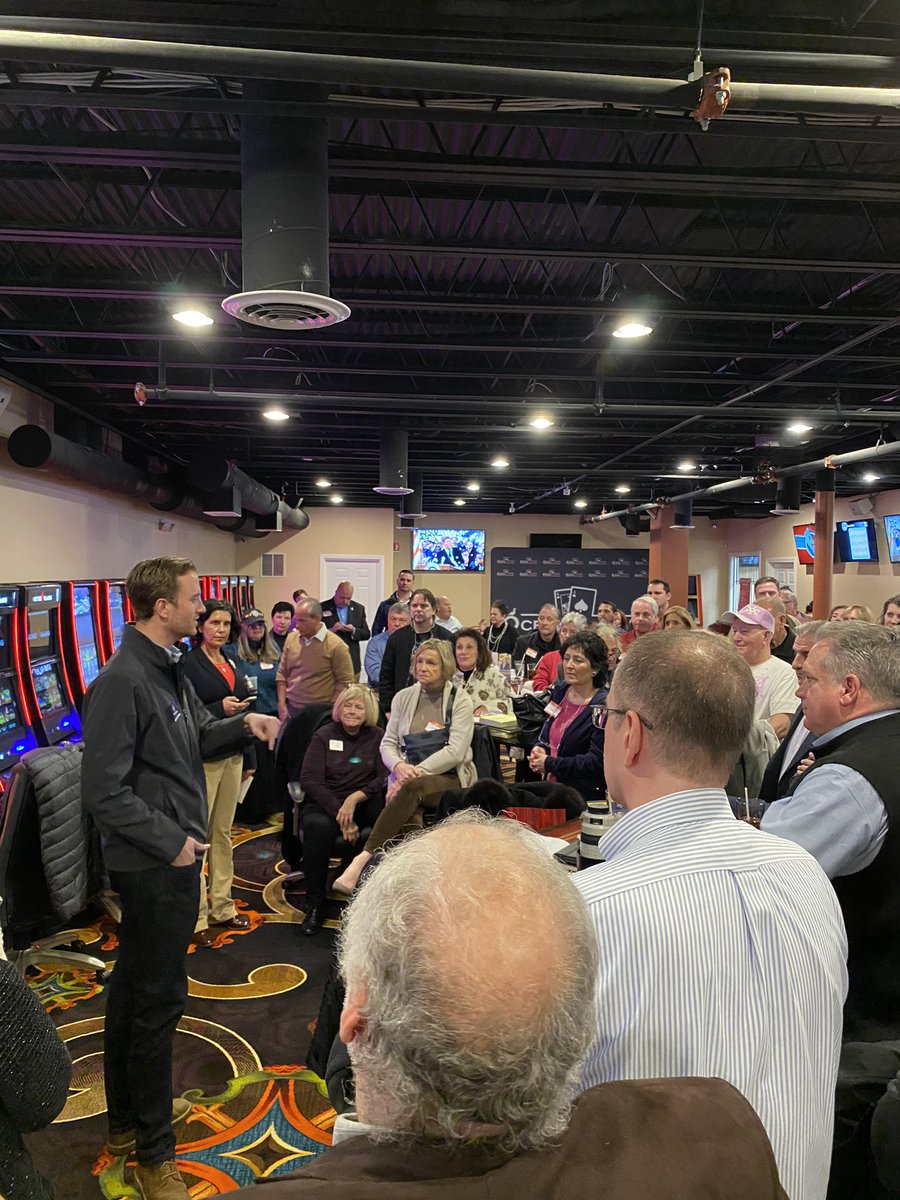 RockinghamYRs's tweet image. @mowers fellow @NHYR to a crowded room with @GopHampton “I’m tired of the @AOC’s &amp;amp; @RepChrisPappas’ of the world defining my generation.” #nhpolitics #nh01