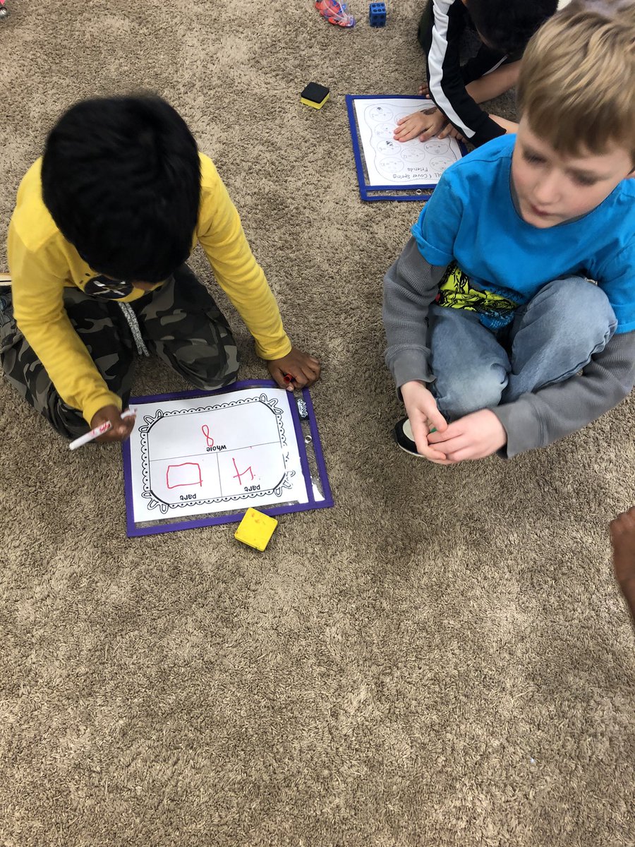 Sandra_Fortune1's tweet photo. Math BEAR Block activities! ๐๐พ
Games after our whole group lesson!๐
#MissingAddends https://t.co/nIwCffDA6a