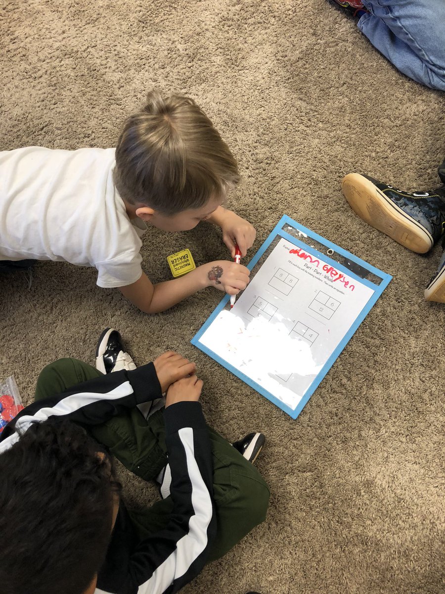Sandra_Fortune1's tweet photo. Math BEAR Block activities! ๐๐พ
Games after our whole group lesson!๐
#MissingAddends https://t.co/nIwCffDA6a