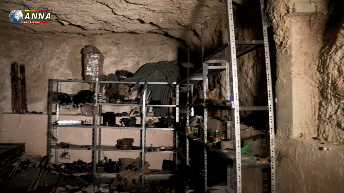 Sunkway_China's tweet image. #Syria #Idlib #IdlibDawn
Syrian Army captured a underground ammunition store near Khan al-Sabil and Maardabah.