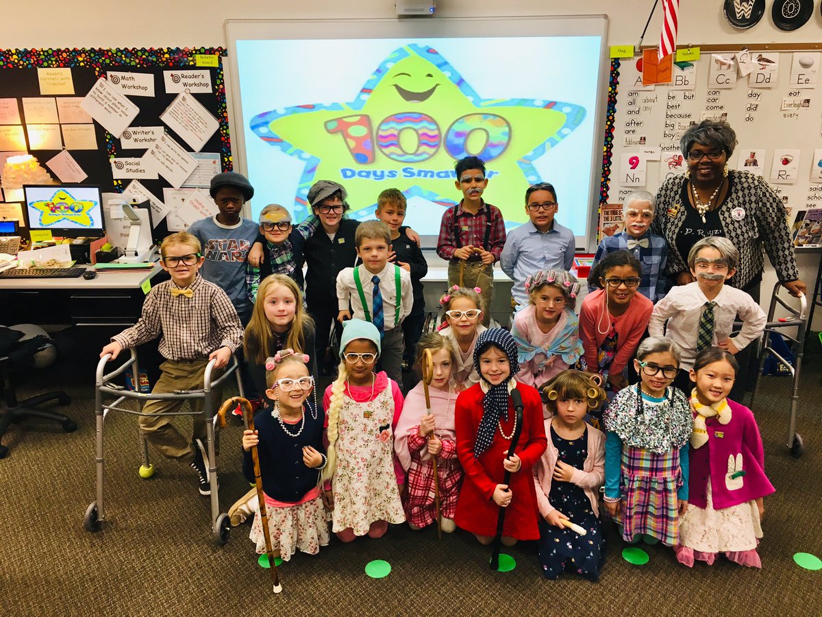 ATeachMoore's tweet image. We had a great day of learning while celebrating the 100th day of school @eprayzorelem @dentonisd @One_and_Ready #Moorefunlearninginfirst #AlwayslearningMoore