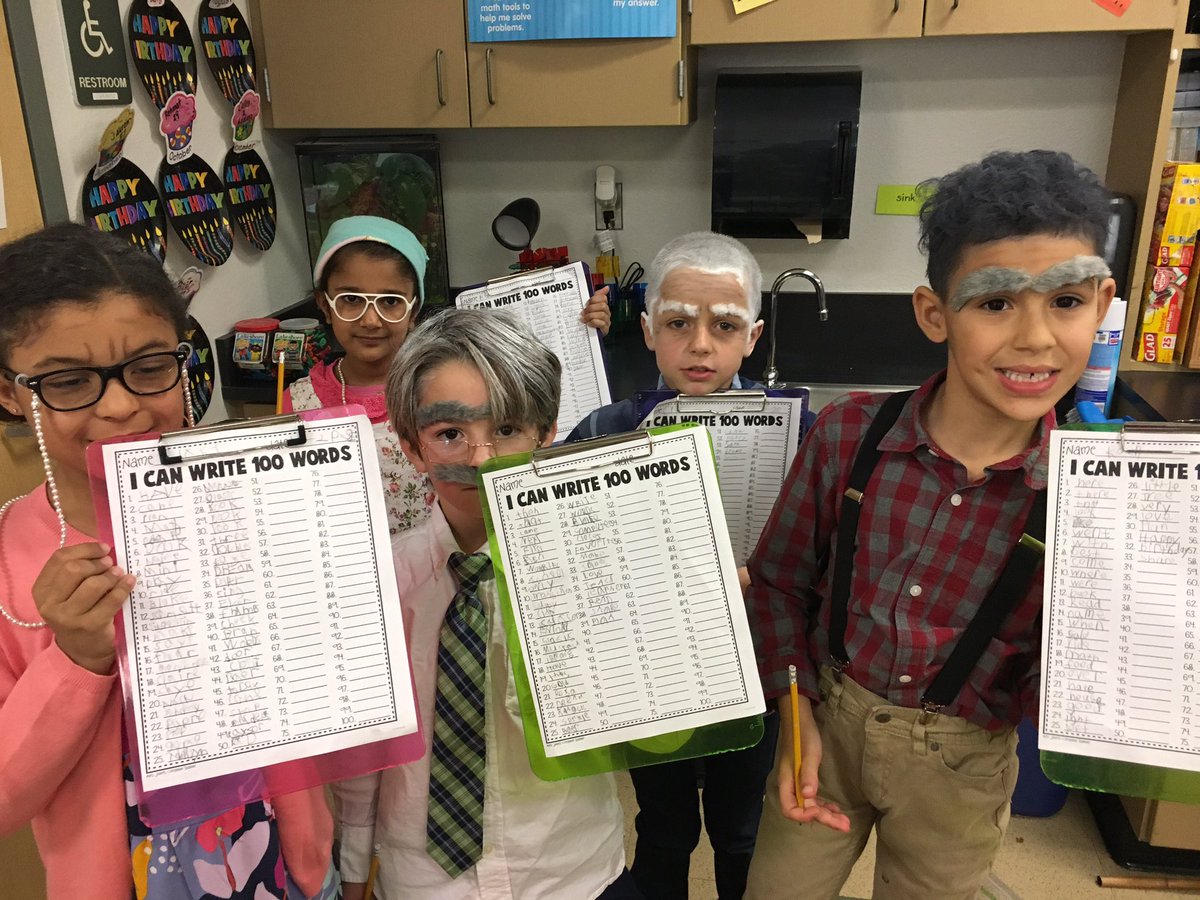 ATeachMoore's tweet image. We had a great day of learning while celebrating the 100th day of school @eprayzorelem @dentonisd @One_and_Ready #Moorefunlearninginfirst #AlwayslearningMoore