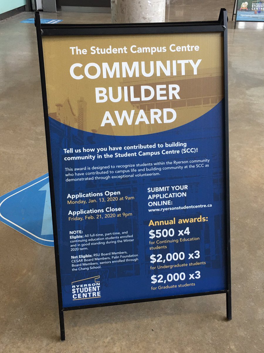 JanPint's tweet photo. Students @RyersonU @ChangSchool @SpanningTheGaps - check out this funding opportunity through @RSCOnline • Apply online 💻📝: https://t.co/vOEKVVsmOQ
#studentfunding #ryersonstudent #communitybuilderaward #volunteerism #rsconline https://t.co/eP4EmrUPQJ
