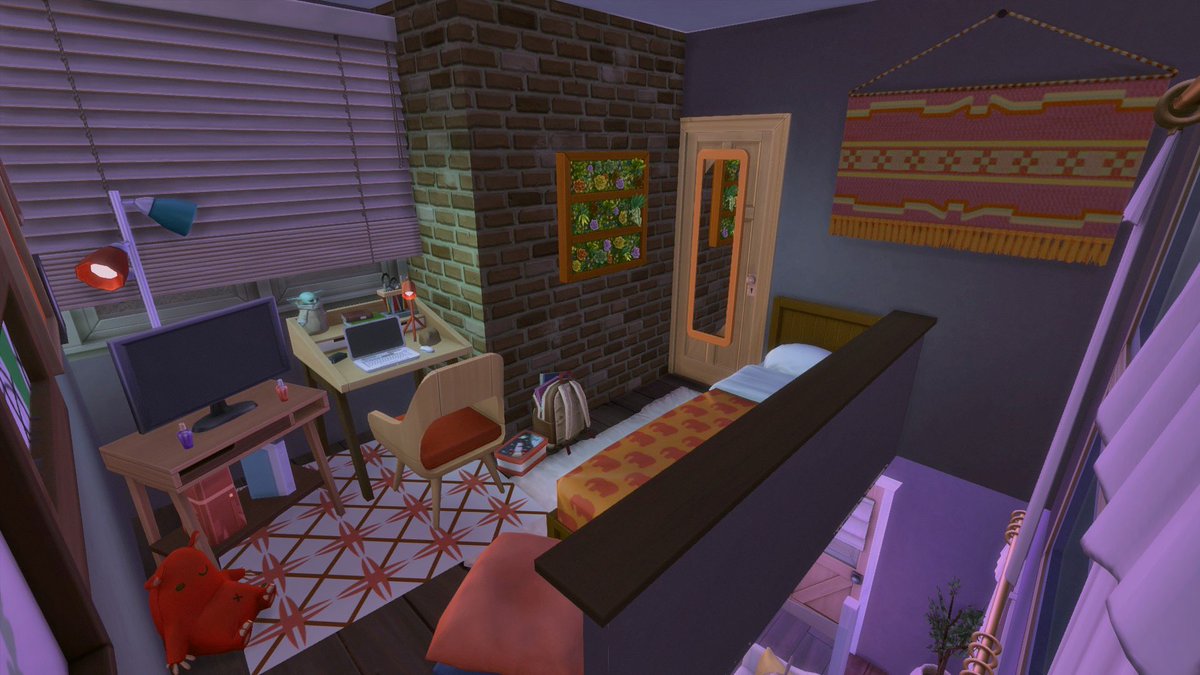 littlestbuilds's tweet photo. The Tiny Home of My Dreams! 💜

🏡 60 tiles
🛠 20x20 lot
💰§ 68,027 Simoleons

- 2 Bedrooms &amp; 2 Bathrooms
- Large fenced in back yard
- Botanist’s Garden
- Small pond 

Download here! ⬇️
https://t.co/6UhnqHblHu

#ShowUsYourBuilds #TheSims4 https://t.co/eEFO3Uk9D3