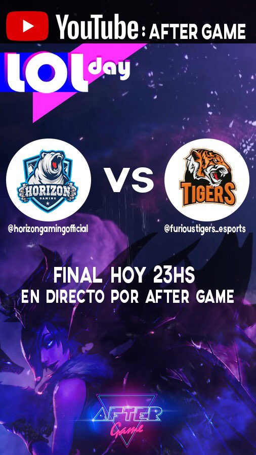 AfterGame_'s tweet photo. 🔴FINAL HOY EN AFTER GAME🔴 https://t.co/5Cj8iiYEAK