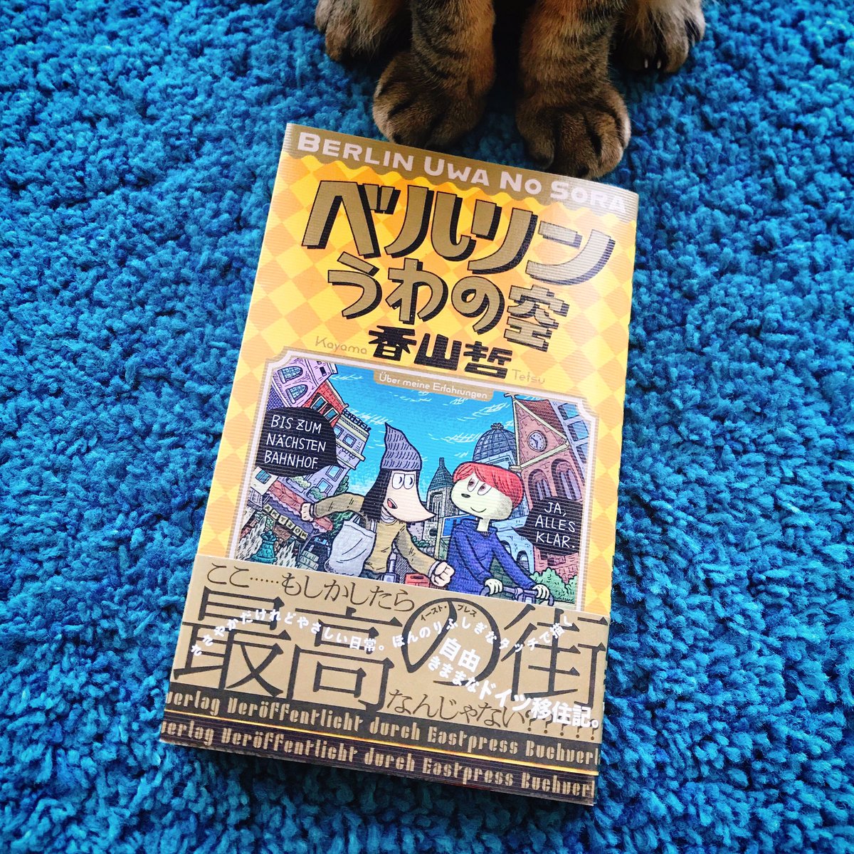 sachi0813's tweet photo. この方の作品は電子書籍ですべて読める。すべて読んだのだけど書籍化を待っていました。とても好き。
うちに猫がいることを匂わせておきます。
#ベルリンうわの空 
#香山哲 
#tetsukayama https://t.co/5kPbBhyZlu