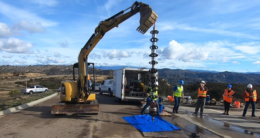 sdcwa's tweet photo. A new pipeline inspection tool being used by contractors working for the Vallecitos Water District to determine pipeline integrity could become a standard tool saving time and money. VIDEO: See the #SeeSnake in action.  https://t.co/9ZGzxGKmxn #cawater #innovation #infrastructure https://t.co/xKw0STd7ic