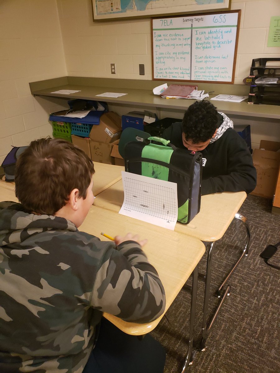 KatherineCattes's tweet photo. Showing off global grid skills with Latitude/ Longitude Battleship in 6th Grade Social Studies. They were completely engaged and being so kind. "Sorry, that was a miss." #cometpride #socialstudies https://t.co/oue2H0sOqF