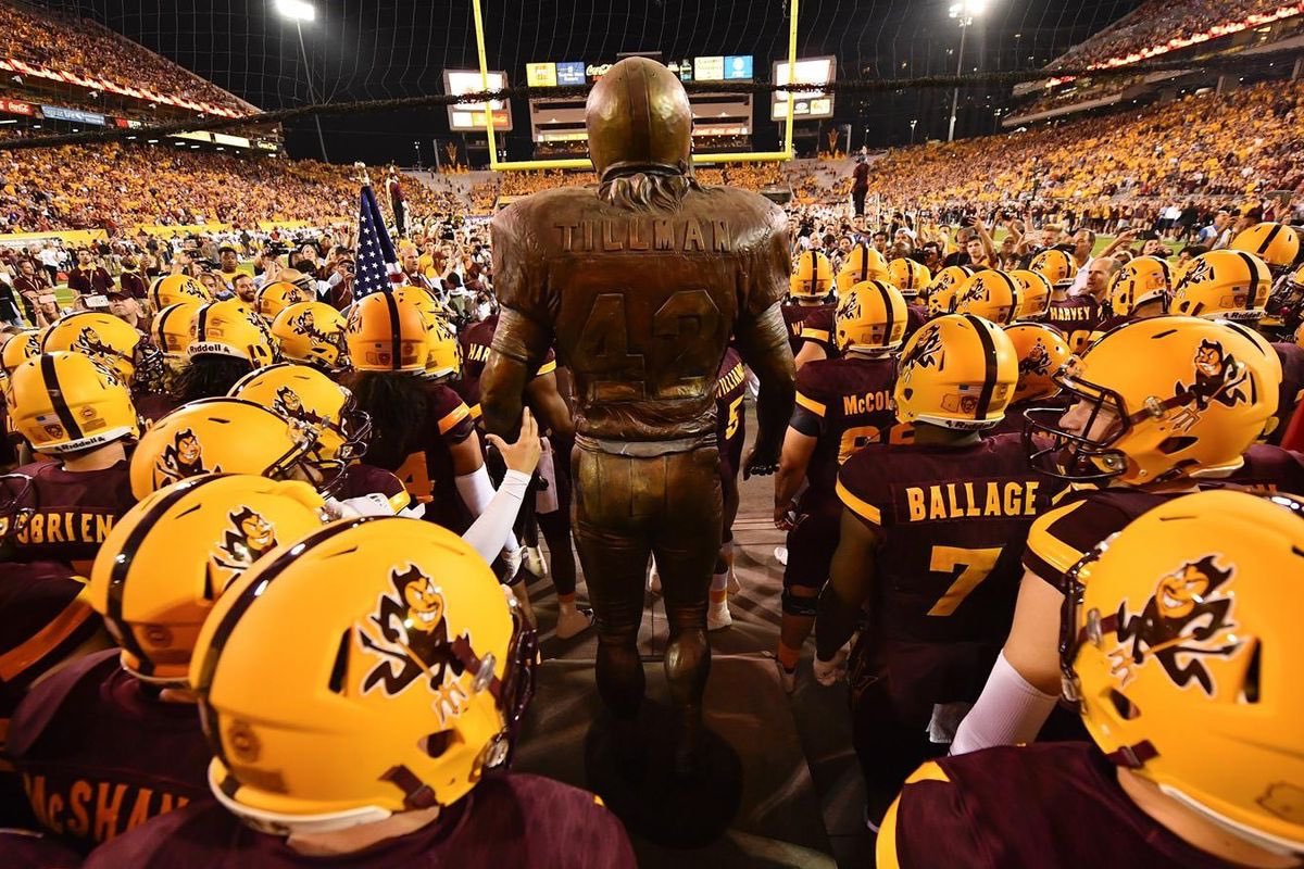 VeilleuxQB11's tweet photo. Blessed to receive an offer from Arizona State!! @ZakHill10 #ForksUp @GridironCamp #GSQUAD @Bullisfootball @PatCilento https://t.co/5oLK5ykLuG