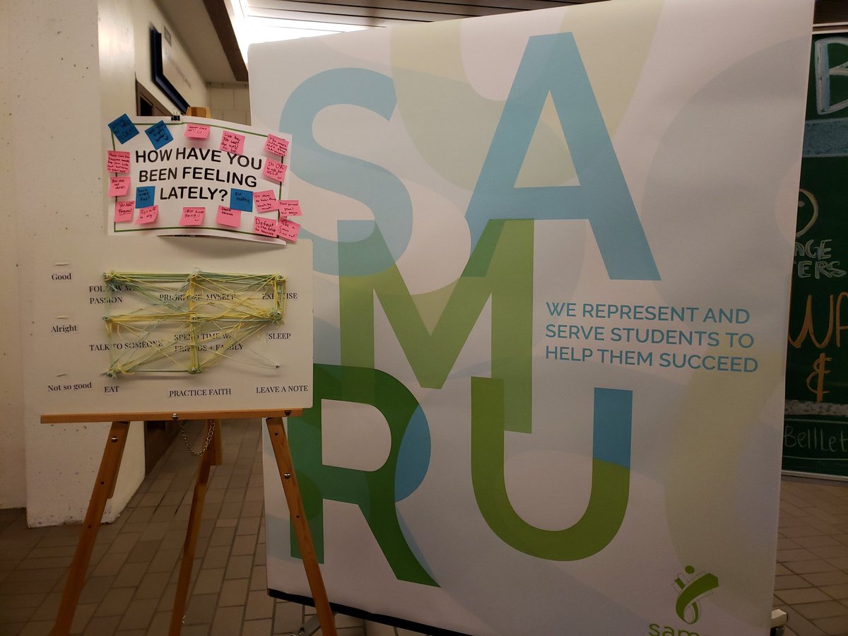 SNLpleasehireme's tweet photo. Our interactive display for #BellLetsTalk was very successful. Thank you to all the students who participated.
I really enjoyed the conversations that I had! #MRU #SAMRU https://t.co/9U9VidzYsm