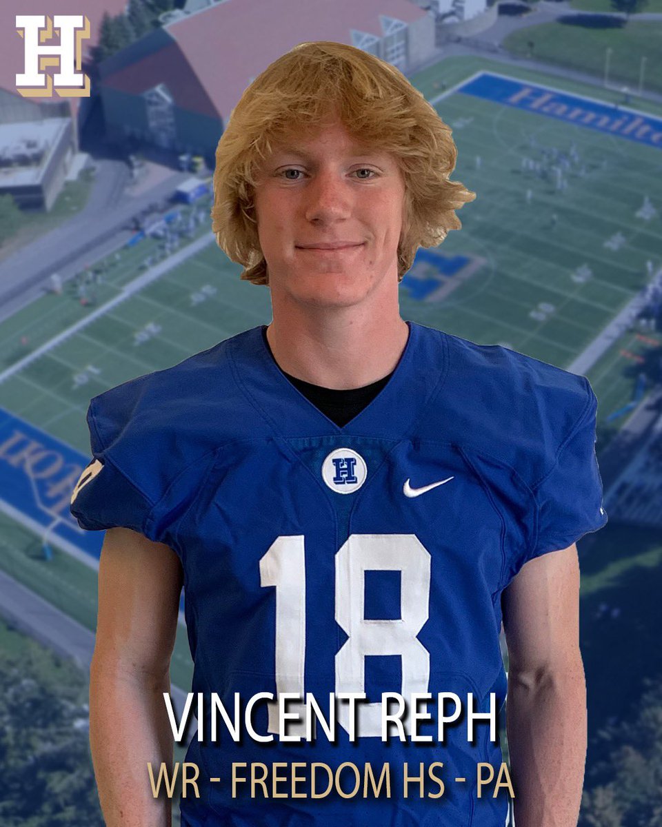 vincereph18's tweet photo. Extremely excited to announce that I am committed to the admissions process at Hamilton College where I will continue my academic and athletic careers! @CoachJMeeks @CoachDMurray3 @HamCollFootball https://t.co/4HqGrfMfm3