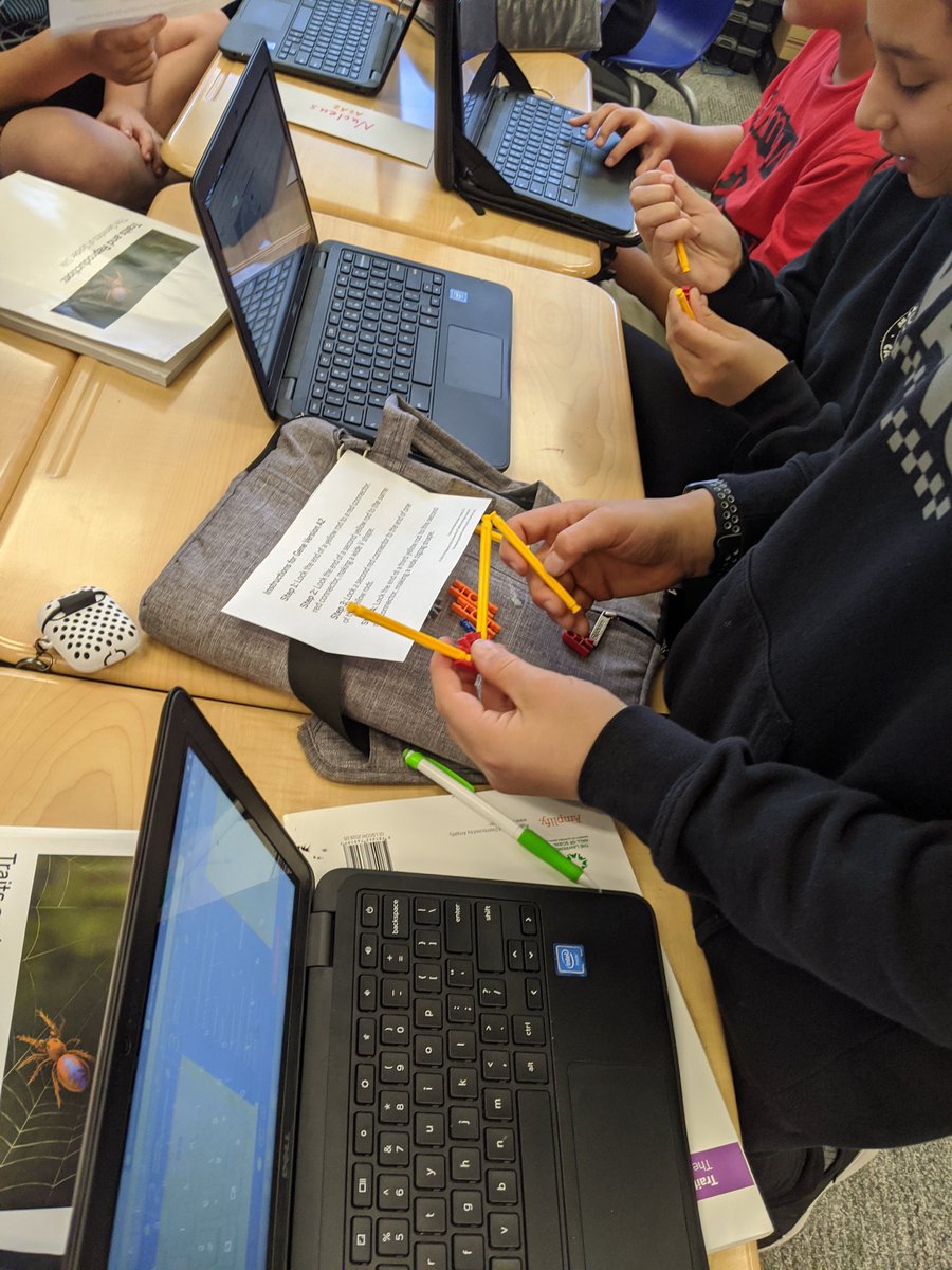 KnechtSTEM's tweet photo. Starting off with reading and annotating an article about Hemophilia and then they get to be ribosomes to produce normal and mutated proteins. Impressive connections for 6th graders to make with the Structure and Function CCC from @Amplify. @SRTMSEagles #pvshares https://t.co/d6T18ocdKr