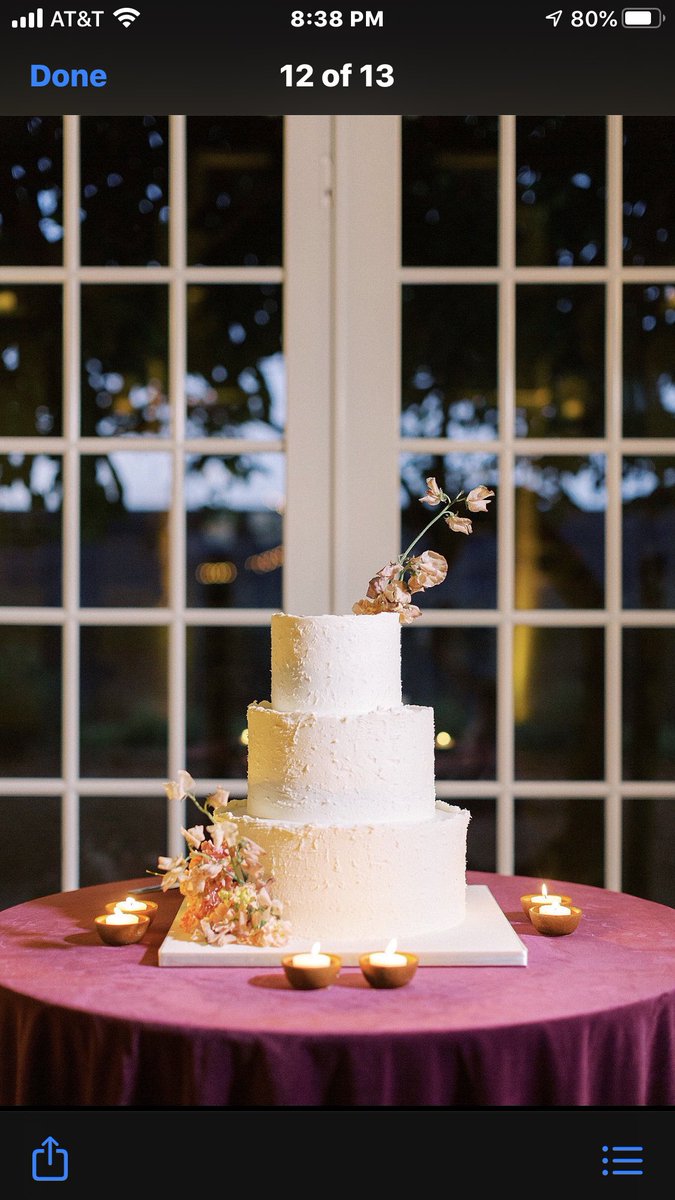 EdbCreations's tweet image. Edible creations wedding cake mentioned as part of wedding magazine in Martha Stewart