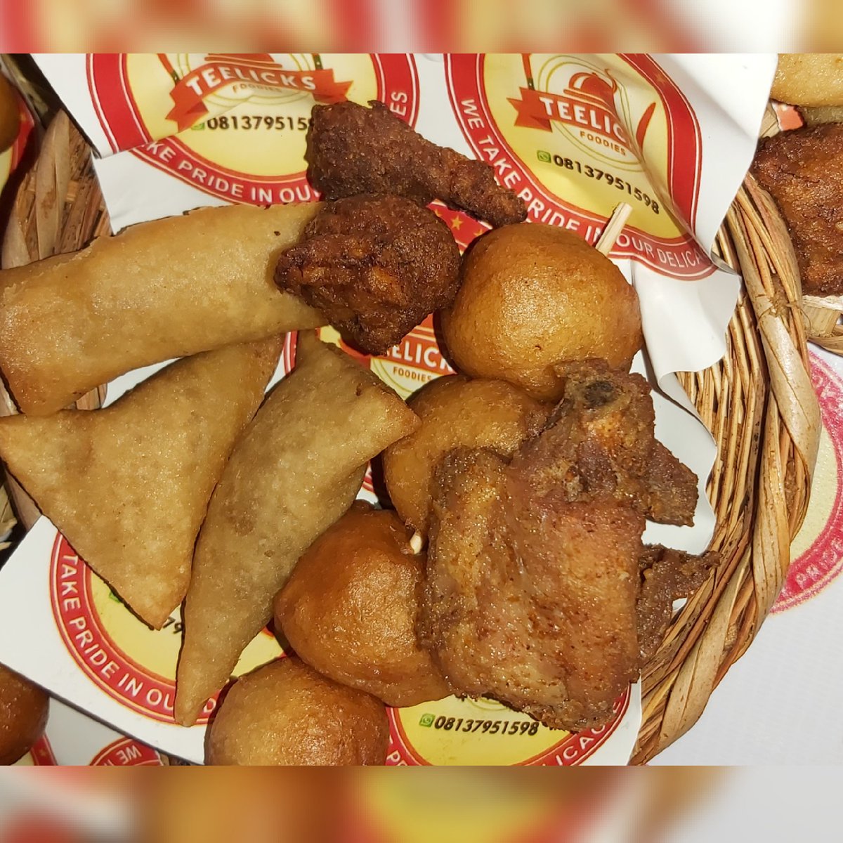 teelicksFoodies's tweet photo. Crispy hot small chops ...#Ibadan #smallchops #affordable https://t.co/yEPcJI41SS