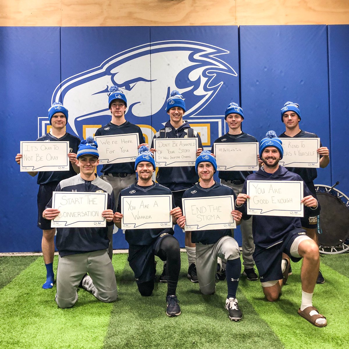 ubc_baseball's tweet image. Help end the stigma #BellLetsTalk
