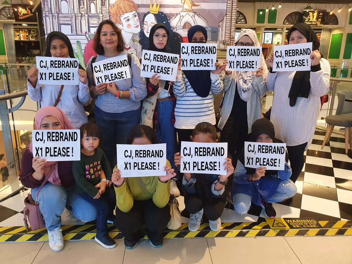 X1Msia's tweet image. CJ, REBRAND X1 PLEASE 
@x1official101 @x1members 
#X1 #X1_new_beginning