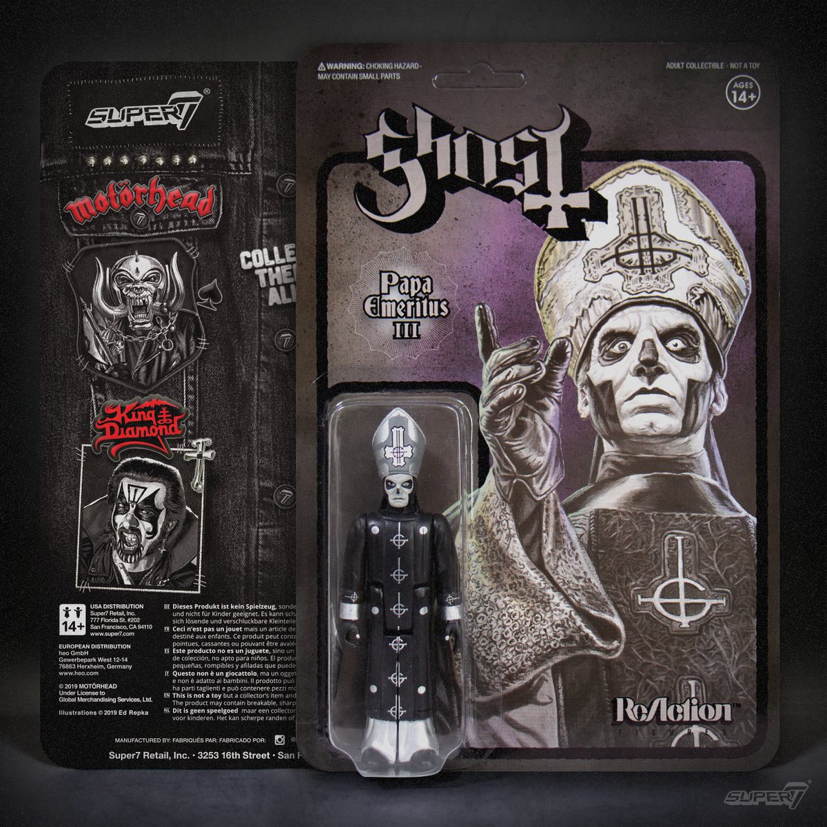 The new Papa Emeritus III figure from <a href="/super7store/">Super7</a> is so killer!
Definitely need him in my collection, along with King Diamond!

<a href="/thebandGHOST/">Papa V Perpetua</a> <a href="/PromoteHorror/">PromoteHorror 🎃</a>