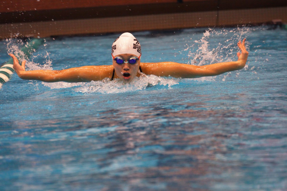BisonAthletics's tweet photo. Bison Athlete of the Week: Emily Fan (11/Swimmer) - Saturday v. Shaker she won the 200IM &amp; 100 breast &amp; helped her teammates to 2nd place finishes in the 200 medley &amp; 200 free relays. Earlier this season Emily broke the school record in the100 breast at the Viking Invite https://t.co/NvFFhobCUz