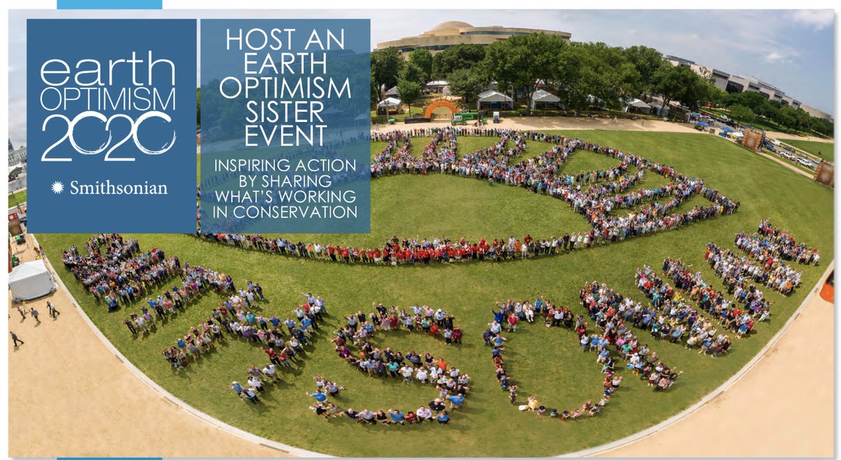 EarthOptimism's tweet image. Check out our #EarthOptimism Sister Events Planning Guide &amp;amp; join us in engaging people all over the world during this crucial #superyear for nature! #biodiversity2020 #ClimateAction #SustainableDevelopment #naturebasedsolutions #naturalclimatesolutions s.si.edu/36DyDlR