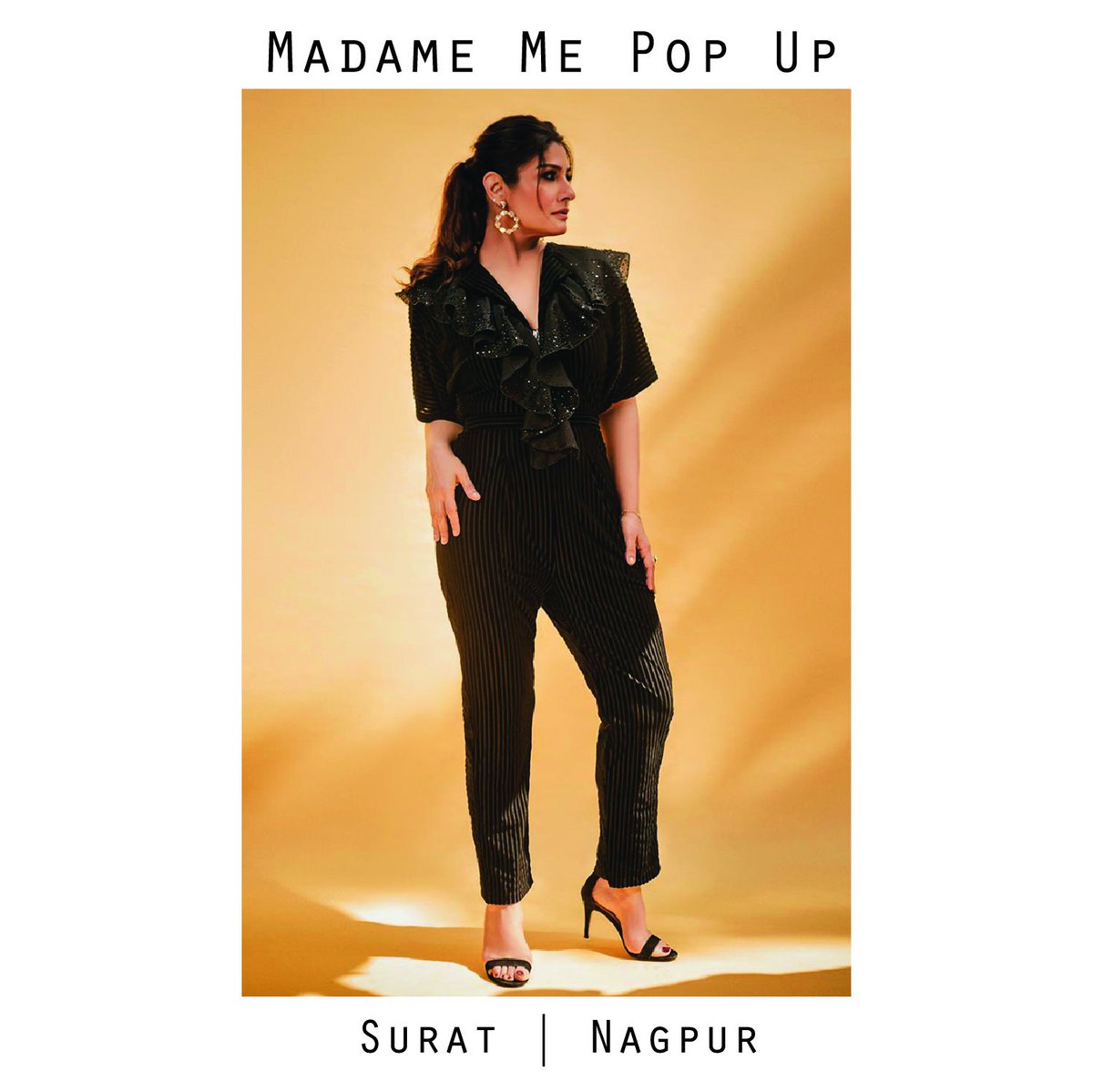 MadameMe_'s tweet photo. 𝐌𝐚𝐝𝐚𝐦𝐞 𝐌𝐞 𝐏𝐨𝐩 𝐮𝐩
Shop the designers latest collection only at Madame Me Pop-up'20 In Surat &amp; Nagpur⠀
𝐒𝐮𝐫𝐚𝐭 - 11th &amp; 12th February at Navjivan Luxury Cars Pvt. Ltd.⠀
𝐍𝐚𝐠𝐩𝐮𝐫 - 19th &amp; 20th February at Gondwana Gallery
#MadameMe
@officialraveenatandon https://t.co/oDRrOnrAPl