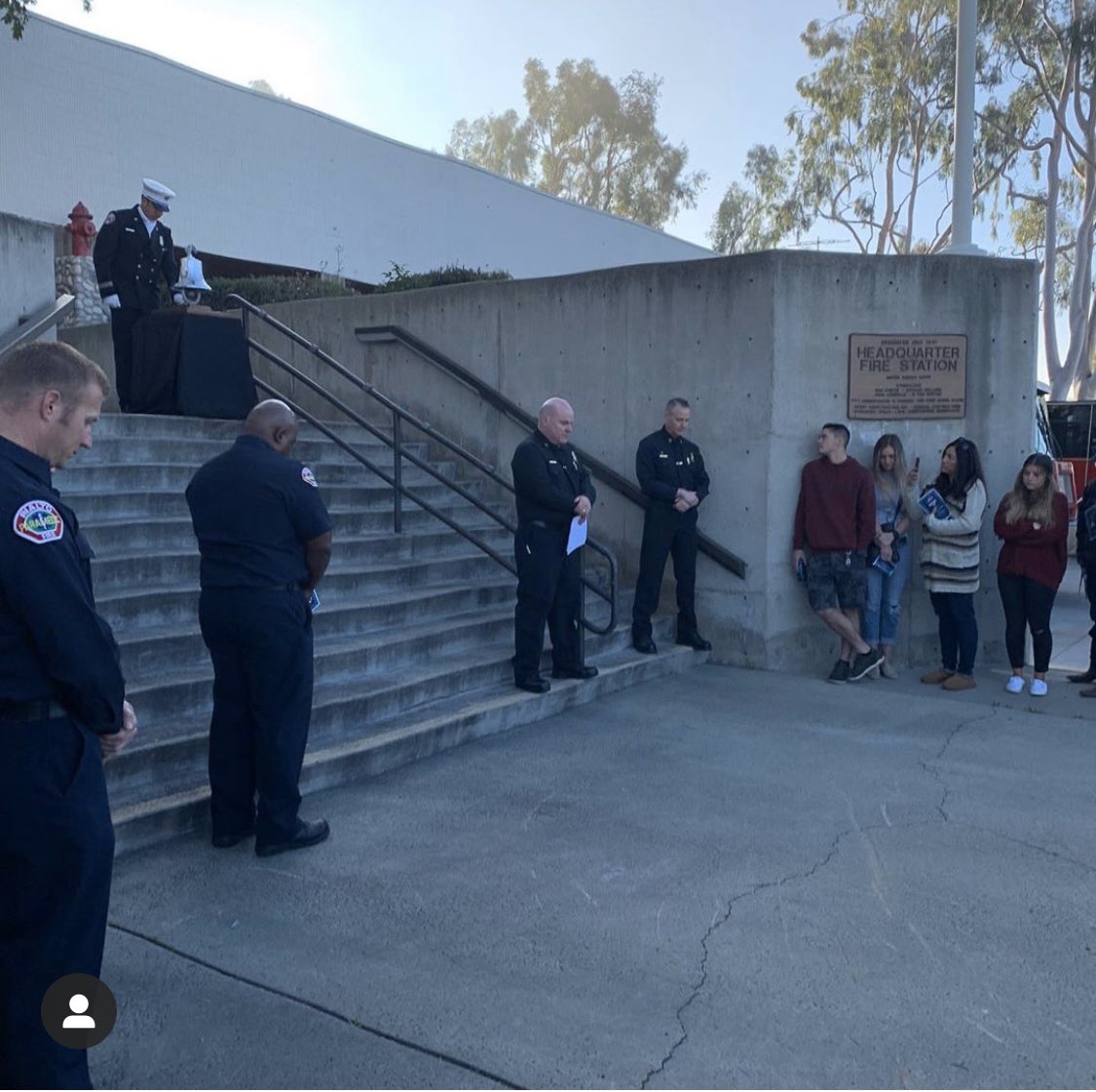 Last Alarm: Family, friends &amp; co-workers gathered on the steps of <a href="/RialtoFireDept/">Rialto Fire</a> Station 201 to pay tribute to Engineer Scott “Buckshot” Schwingel who passed away two years ago after a hard fought battle with job related cancer. His legacy is our cancer prevention program 🙏❤️