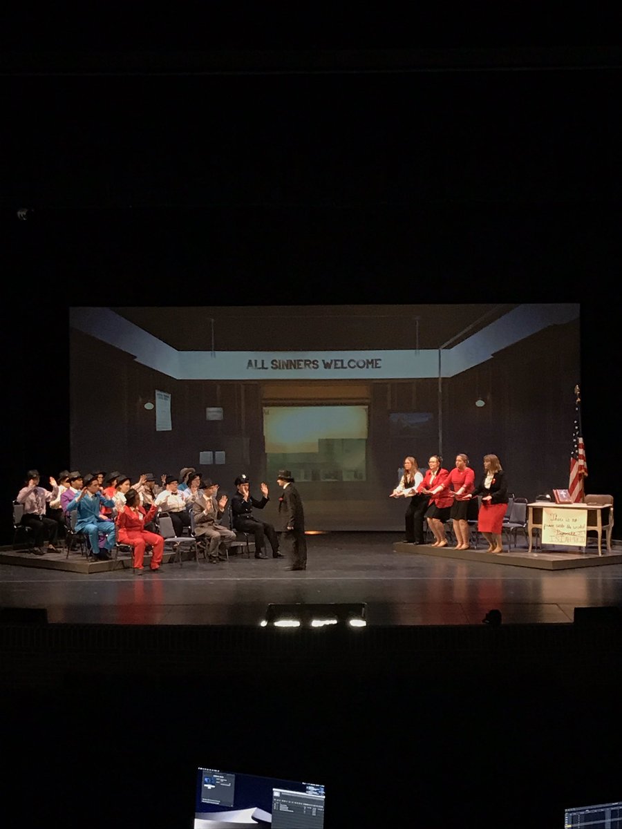 WMHSChoirs's tweet photo. Guys &amp; Dolls opens this weekend!!!! Shout out to all of the kids working insanely hard on this show on &amp; offstage! #mottpride #mottdrama @WaterfordMott https://t.co/iyVbMVznP0