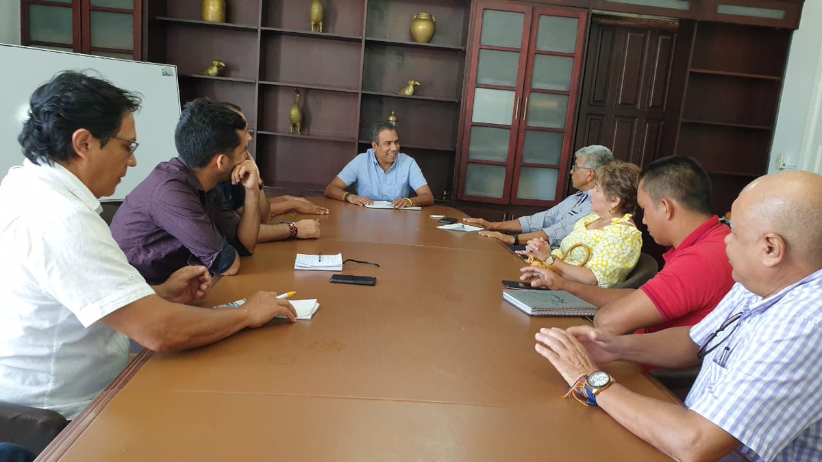 alcaldiabarranc's tweet photo. #UnidosPorElDistrito | Desde el #GobiernodelCentenario recibimos de manera respetuosa la decisión que nos ha informado en reunión el partido @PoloDemocratico, de acogerse a lo contemplado en el Estatuto de Oposición. https://t.co/h1gFQbiTLt