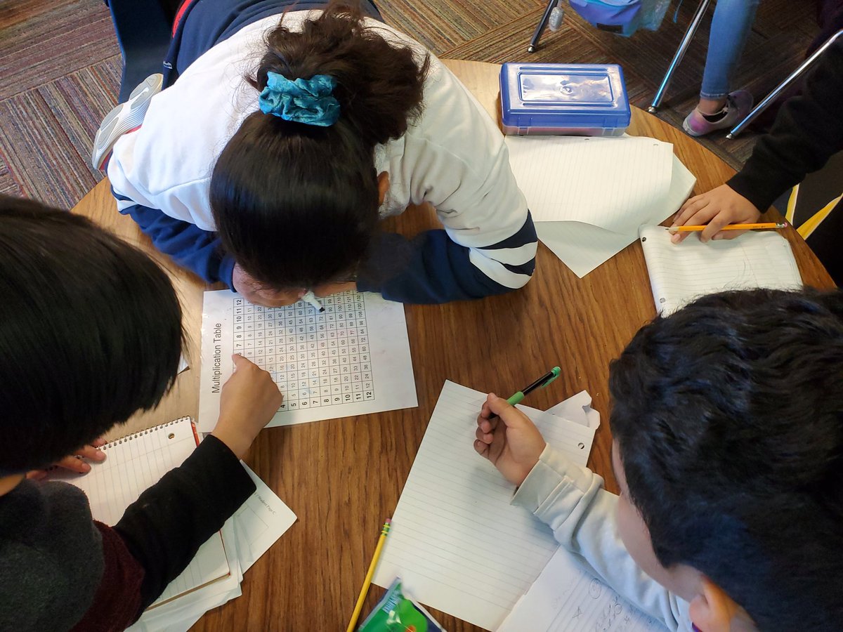 Ivette_RRISD's tweet photo. We had so much fun solving some Esti Mysteries today.  Kids were SO excited for the big reveal! Student engagement, collaboration skills, communication skills, and opportunities for all abilities! #5thDualLanguage #Reasonability  @EMathRRISD @SteveWyborney @UnionHillRRISD https://t.co/K2QZIkI2jD
