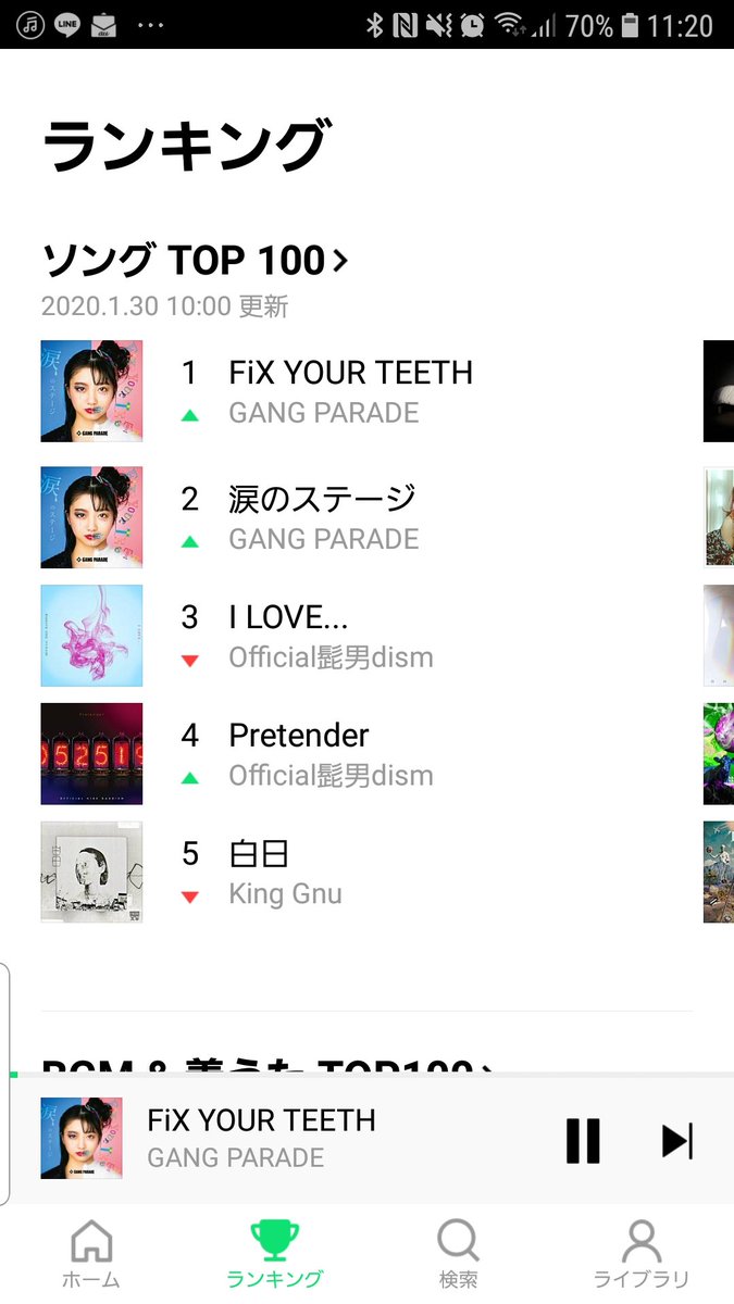 aikawaraju_iSAO's tweet image. ギャンパレの再生回数のやつ、結構聞いてるつもりだったけど意外といってなくて驚いた！
でも1位2位だから嬉しいね！

#ギャンパレ
#GANGPARADE
#FiXYOURTEETH
#涙のステージ