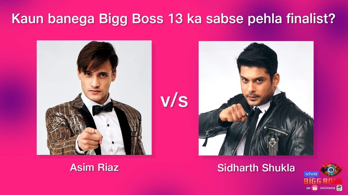 AmanSin05452337's tweet photo. #AsimRiaz ya #SidharthShukla? 
Kaun hoga sabe pehla finalist? 

RT for ASIM, LIKE for Sidharth 

#bb13 #BiggBoss13 #BiggBoss13onJioCinema #paraschhabra #mahirasharma #rashamidesai #shehnaazgill #saturday #saturdaythoughts #salmanKhan https://t.co/Fh4JwOXKPr
Love u Shukla ji https://t.co/Icmx1bpkxT