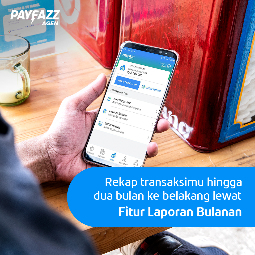 Rekap transaksimu hingga dua bulan ke belakang lewat Fitur Laporan Bulanan