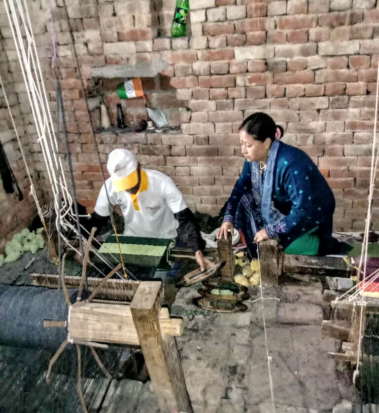 Chanucreations's tweet photo. RPL /PMKVY Skill Development Training for Two shaft Handloom weaver at Nirpura Baghpat District Uttar Pradesh Batch ID -59498 &amp; 59492.@TextileSS @PMKVY_ @MSDESkillIndia @NSDCINDIA @myogiadityanath @PMOIndia https://t.co/Ow63YqzR8k