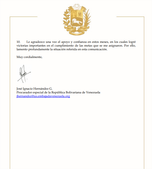 #ÚltimaHora | Renunció el Procurador Especial del gobierno de <a href="/jguaido/">Juan Guaidó</a>, José Ignacio Hernández (Más info en breve) #29Ene #Venezuela