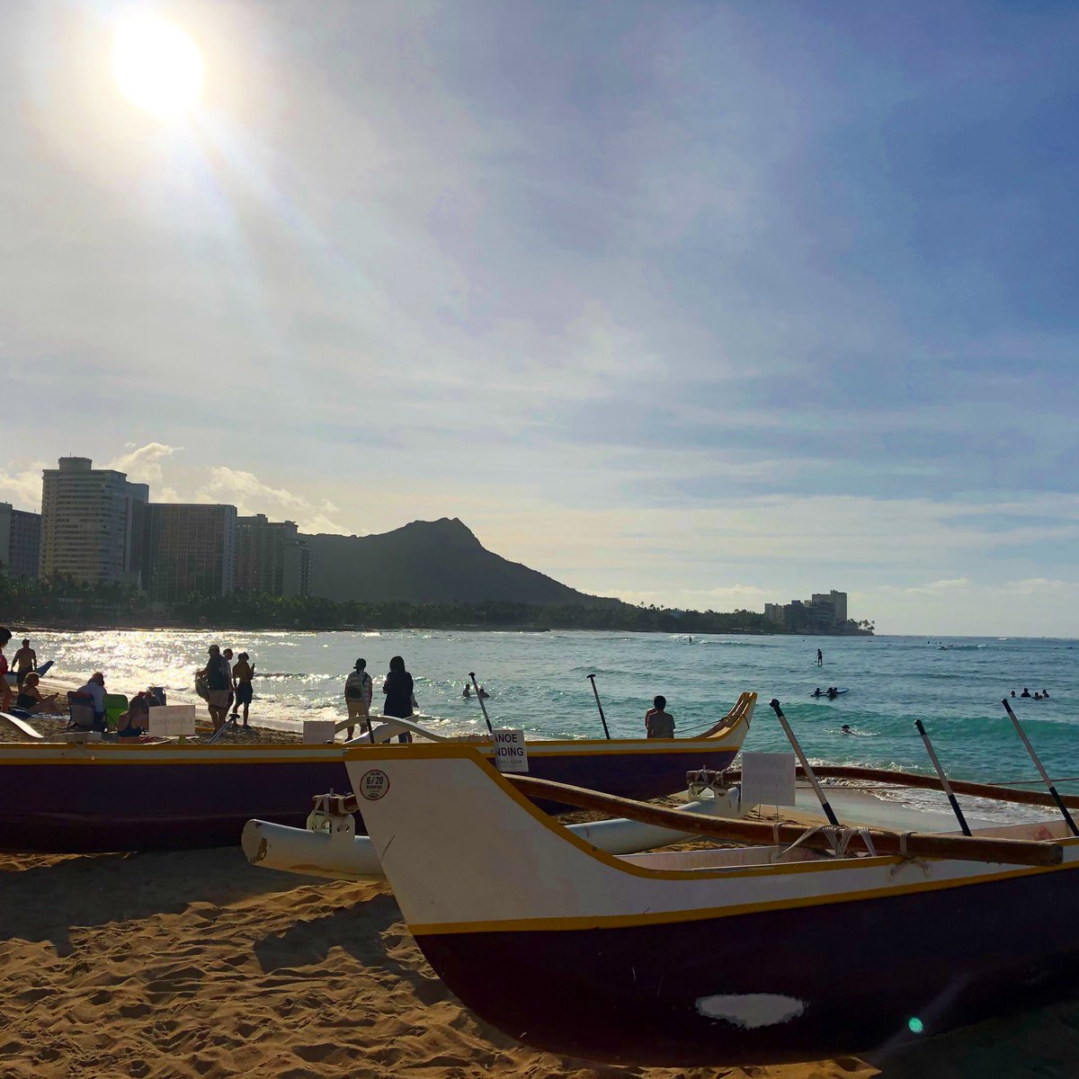 #WaikikiBeach..